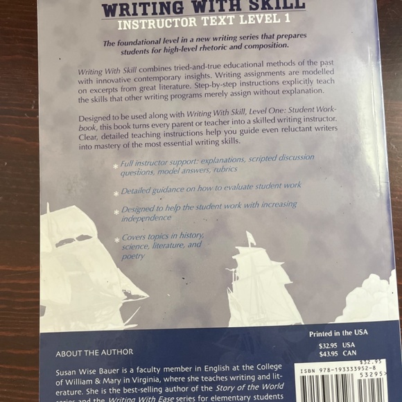 Writing With Skill Instructor  Text  Level 1 - Picture 5 of 5